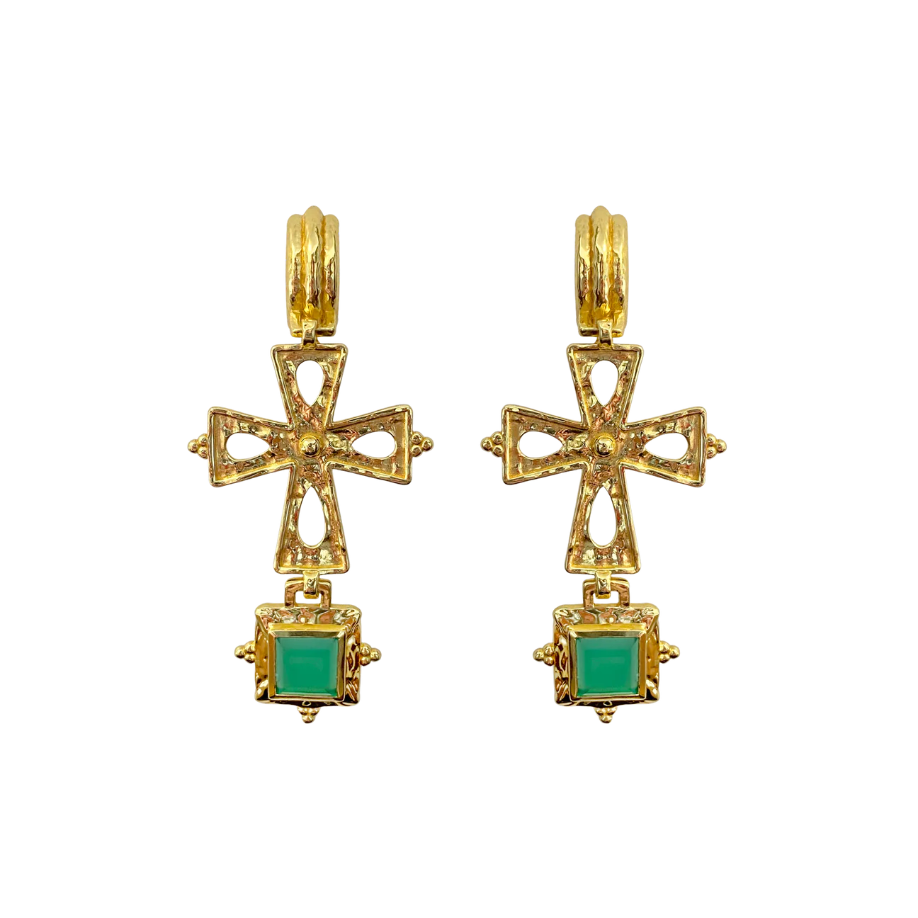 MOUNTAIN & MOON Maria Earrings | Green Onyx