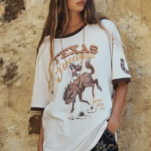 SPELL Texas Sweetheart Oversized Tee