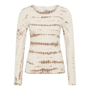 THE UPSIDE AYLA CHRISSY LONG SLEEVE TOP tie dye