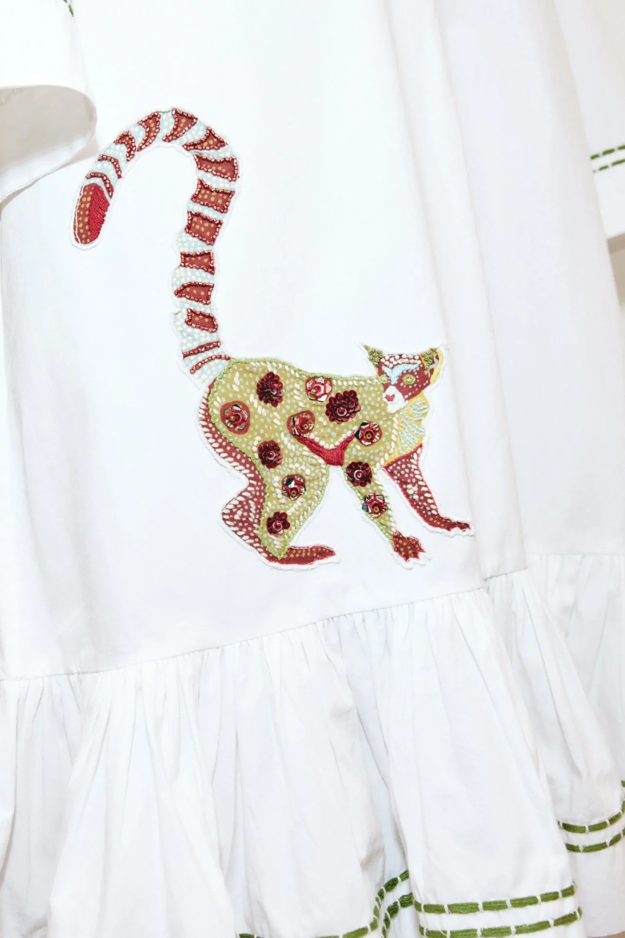 ALEMAIS camelia embellished mini dress - Image 4