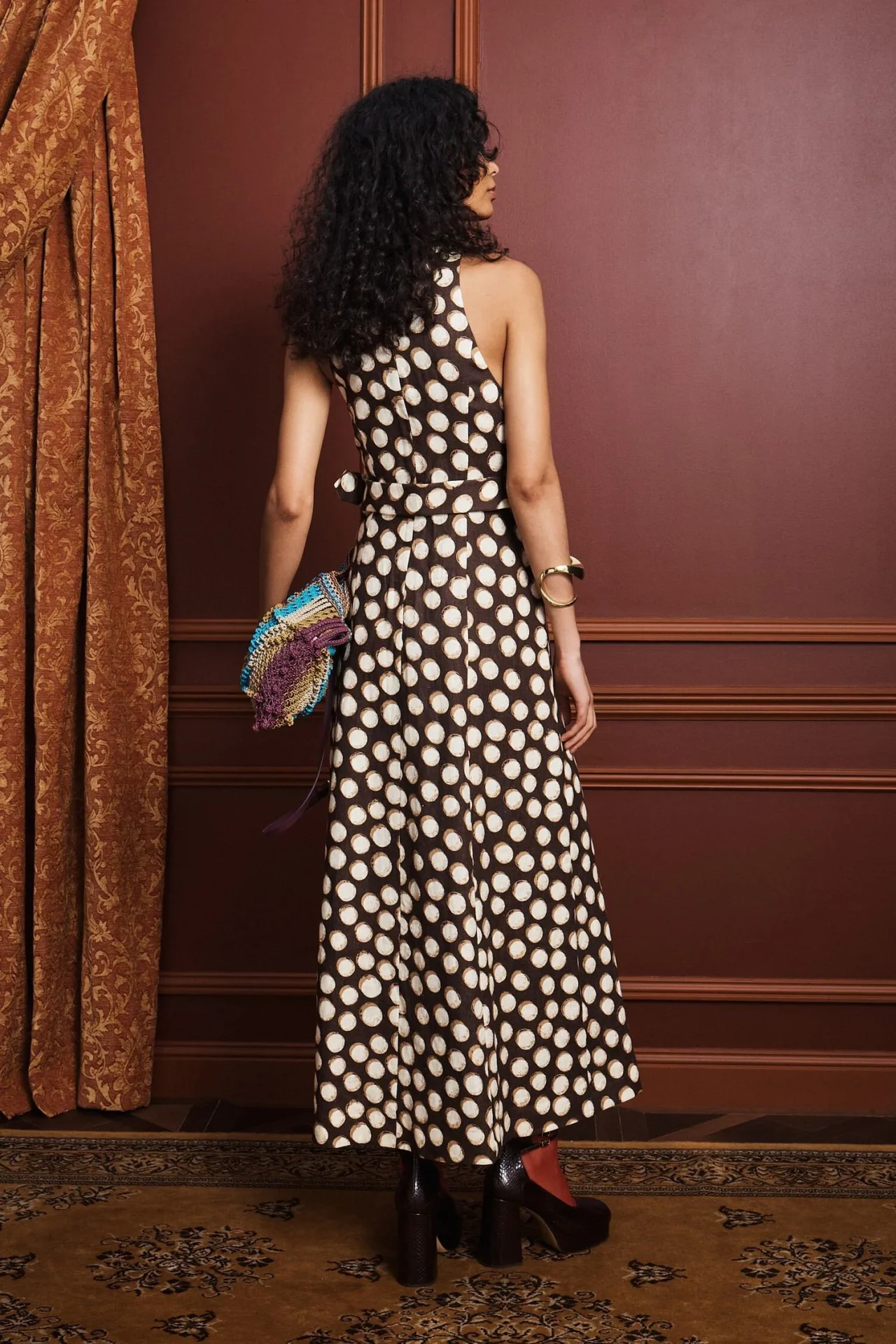 ALEMAIS paula midi dress - Image 3