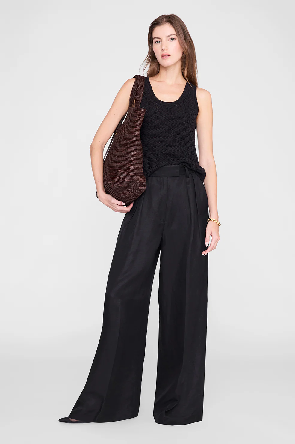 ANINE BING Arie Tank Black - Image 2