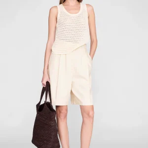 ANINE BING Arie Tank ivory