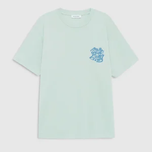 ANINE BING Cade Tee Wave Washed Seafoam