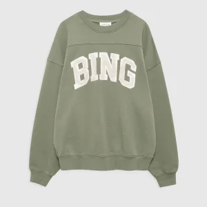 ANINE BING Trenton Sweatshirt Bing WASHED OLIVE