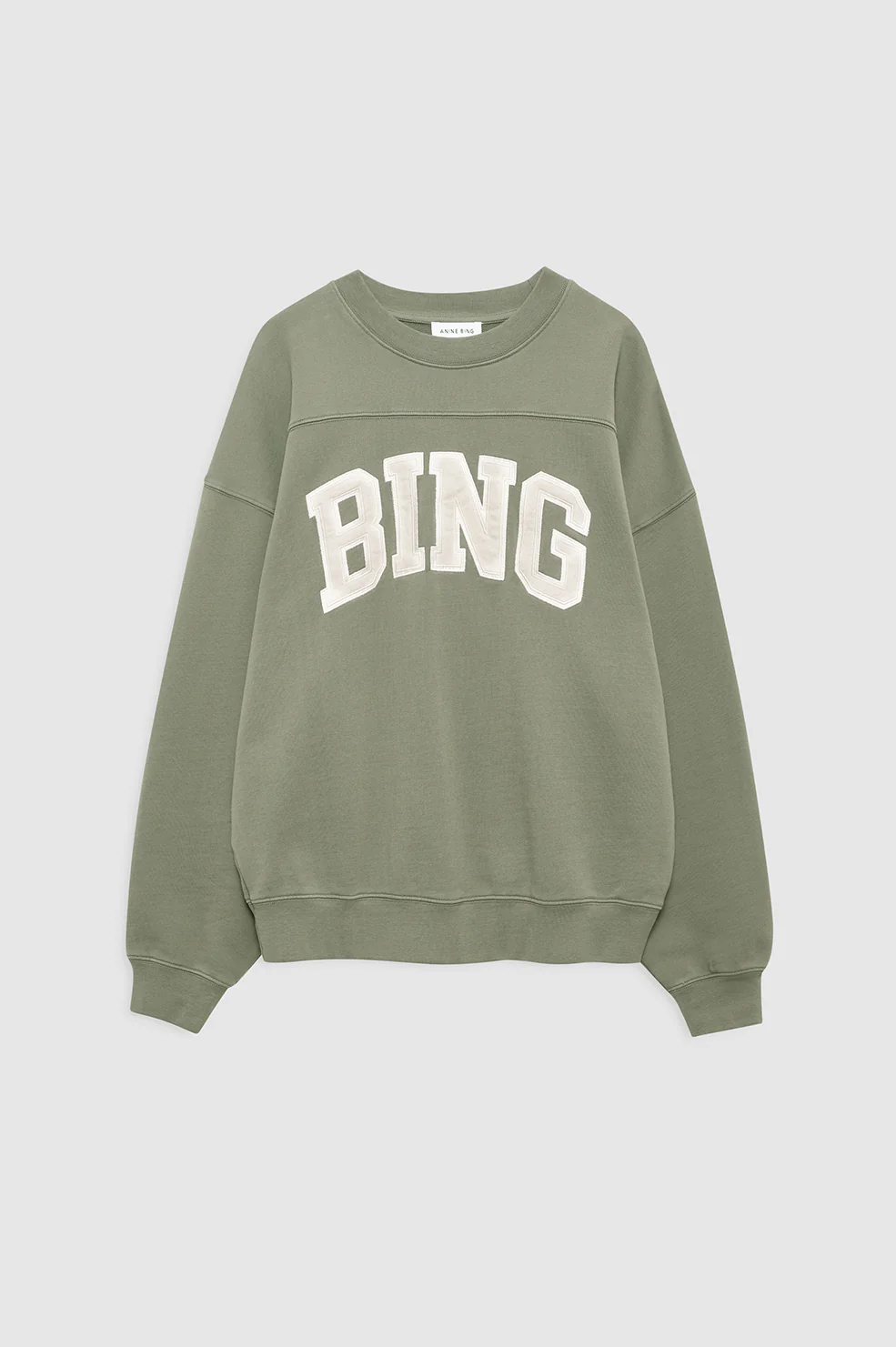 ANINE BING Trenton Sweatshirt Bing WASHED OLIVE