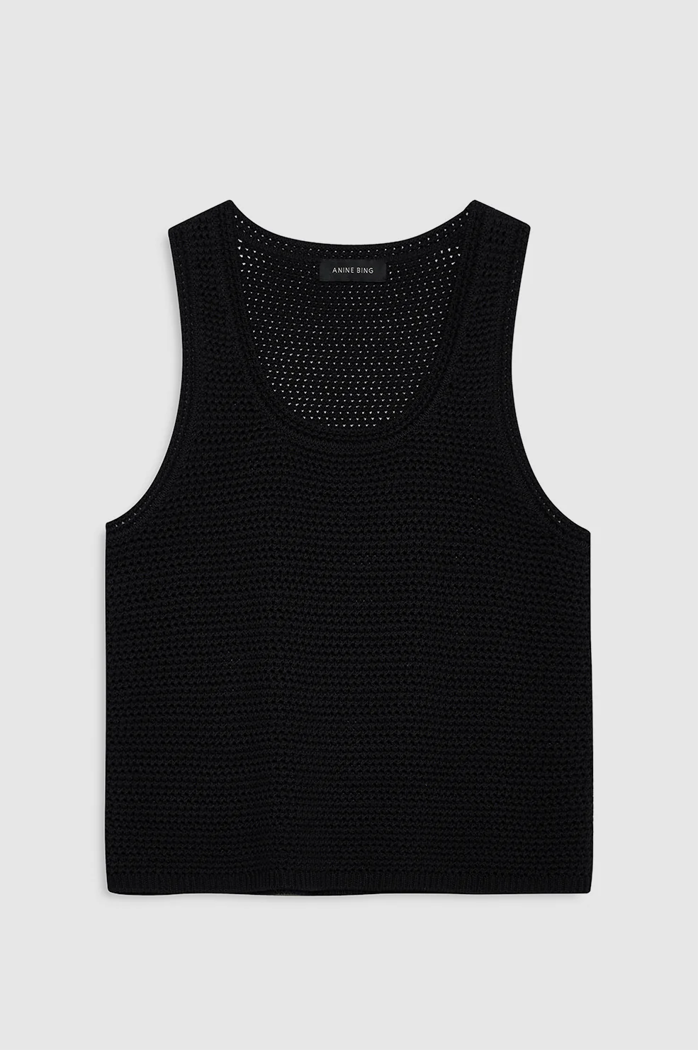 ANINE BING Arie Tank Black