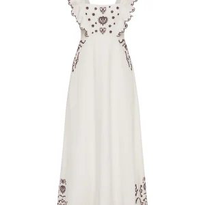 PALM NOOSA Grace Dress Regatta Embroidery