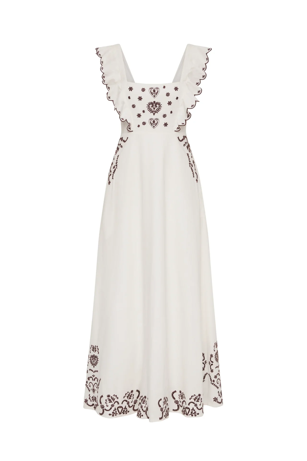 PALM NOOSA Grace Dress Regatta Embroidery