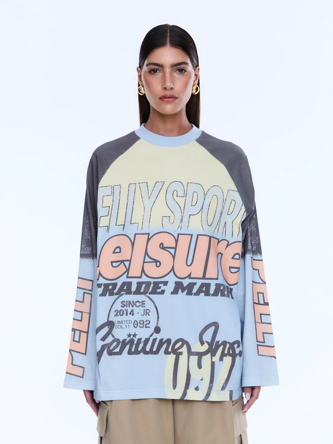 ENA PELLY TRADEMARK LONG SLEEVE TEE