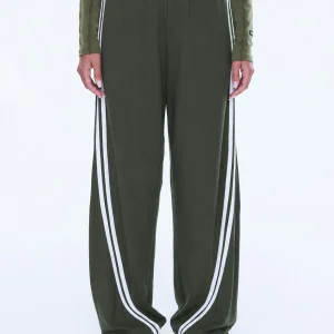 ENA PELLY VALENTINA STRIPE PANT  OLIVE