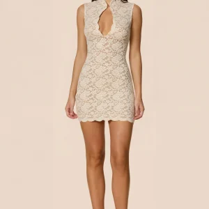 NOOKIE Mystique High Neck Mini IVORY