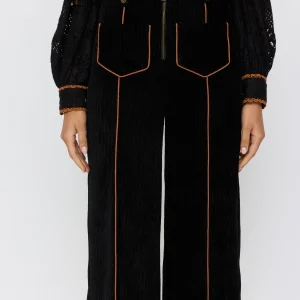 NINE LIVES BAZAAR Selene Pants - Raven
