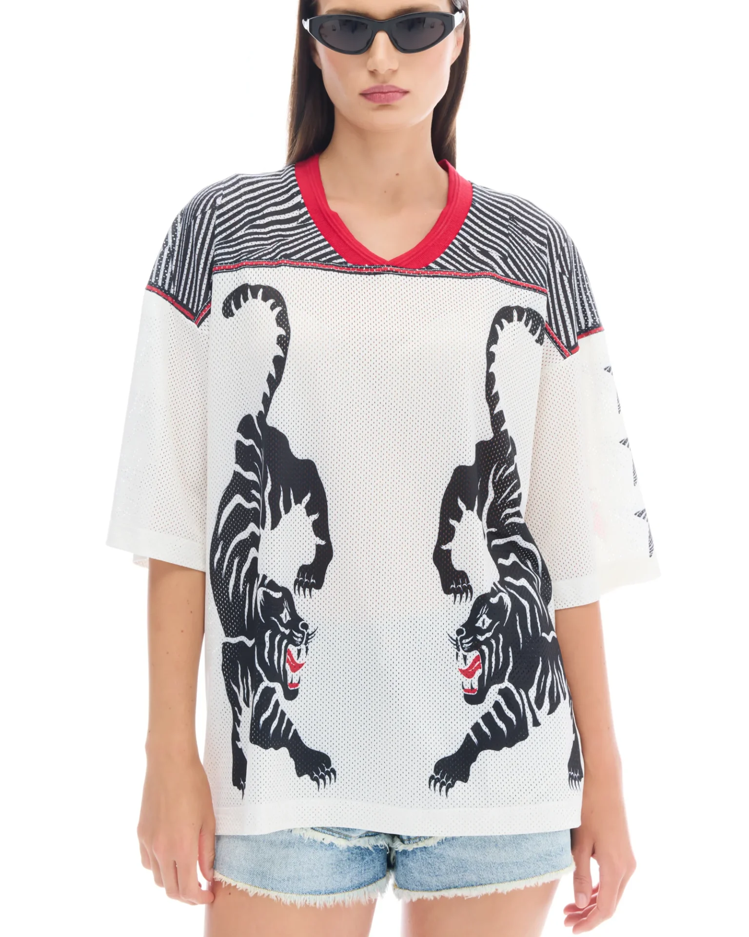 THE TALES Crouching Tiger Football Jersey WHITE
