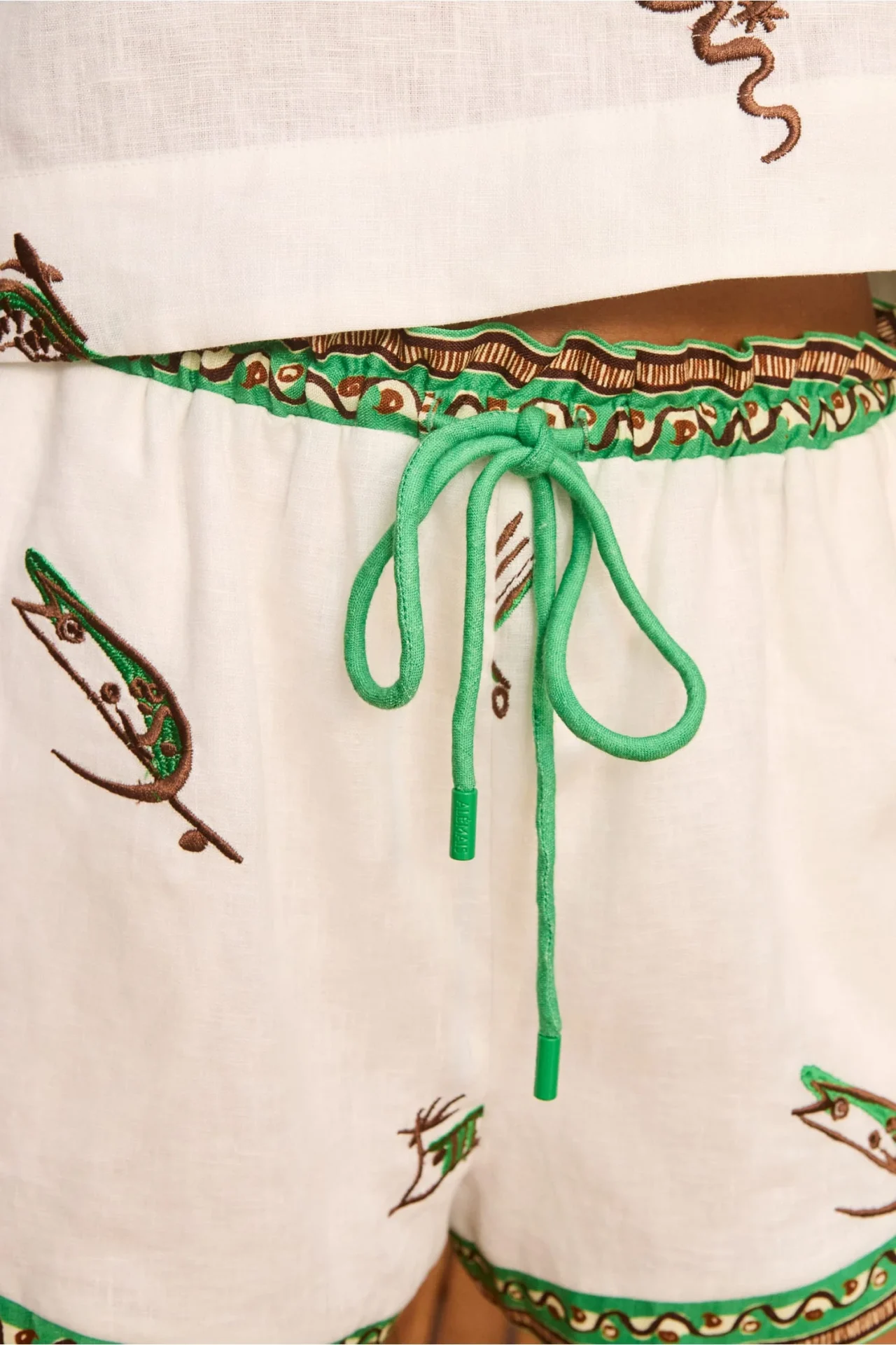 ALEMAIS wanda embroidered short - Image 4
