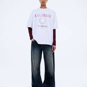 ENA PELLY â sophia relaxed tee tee | white marle