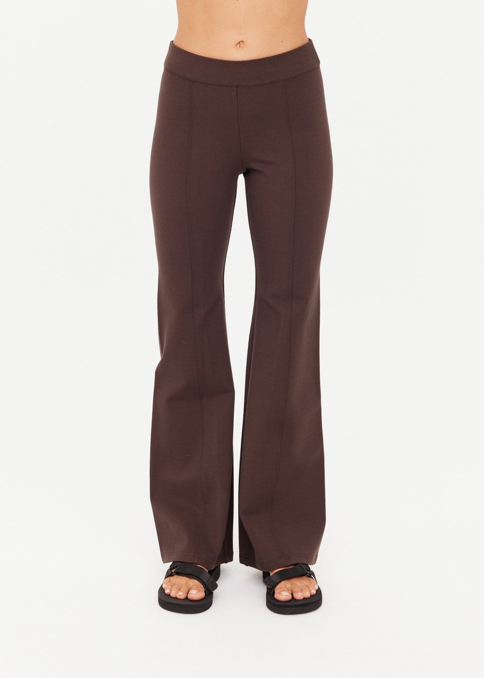 THE UPSIDE JOYELA FLARE PANT Cocoa