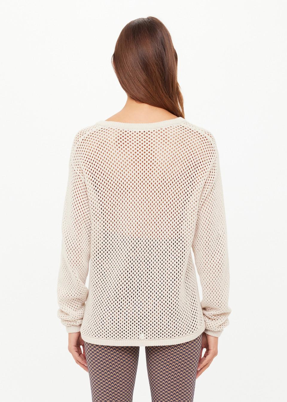 THE UPSIDE JOSEPHINE V NECK KNIT - Image 2