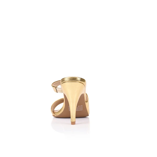LANA WILKINSON Kelis Sandal Gold Metallic Leather - Image 3