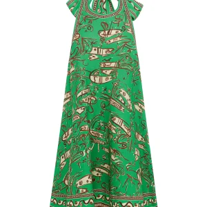 ALEMAIS fish sticks mini dress