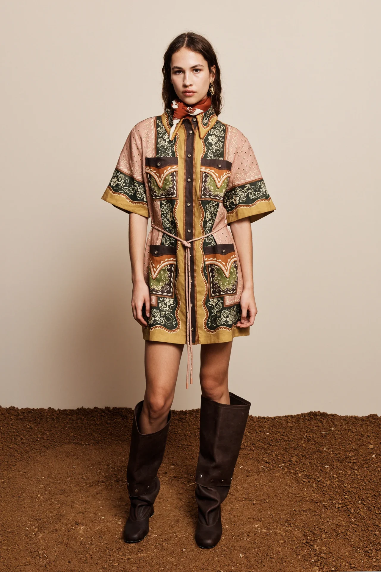 ALEMAIS darcey mini dress