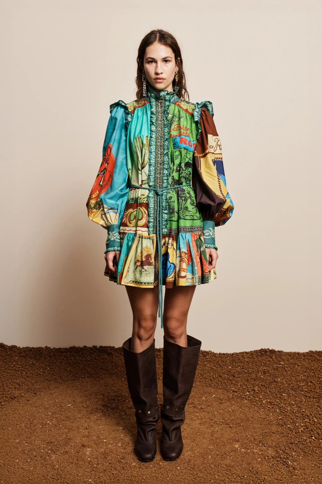 ALEMAIS ace mini dress
