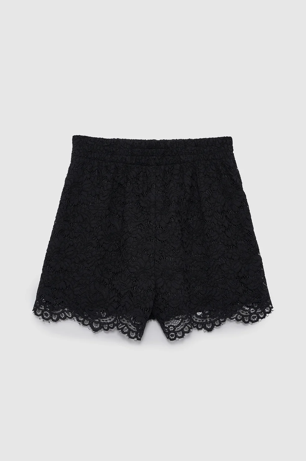 ANINE BING Kam Short Black Lace