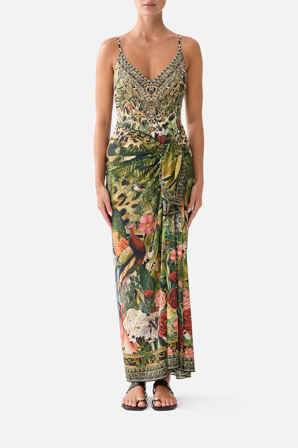 CAMILLA multi wear long sarong Leotigra land - Image 2