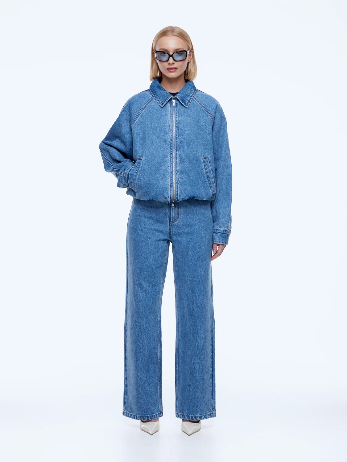 ENA PELLY BILLY DENIM BOMBER - Image 3