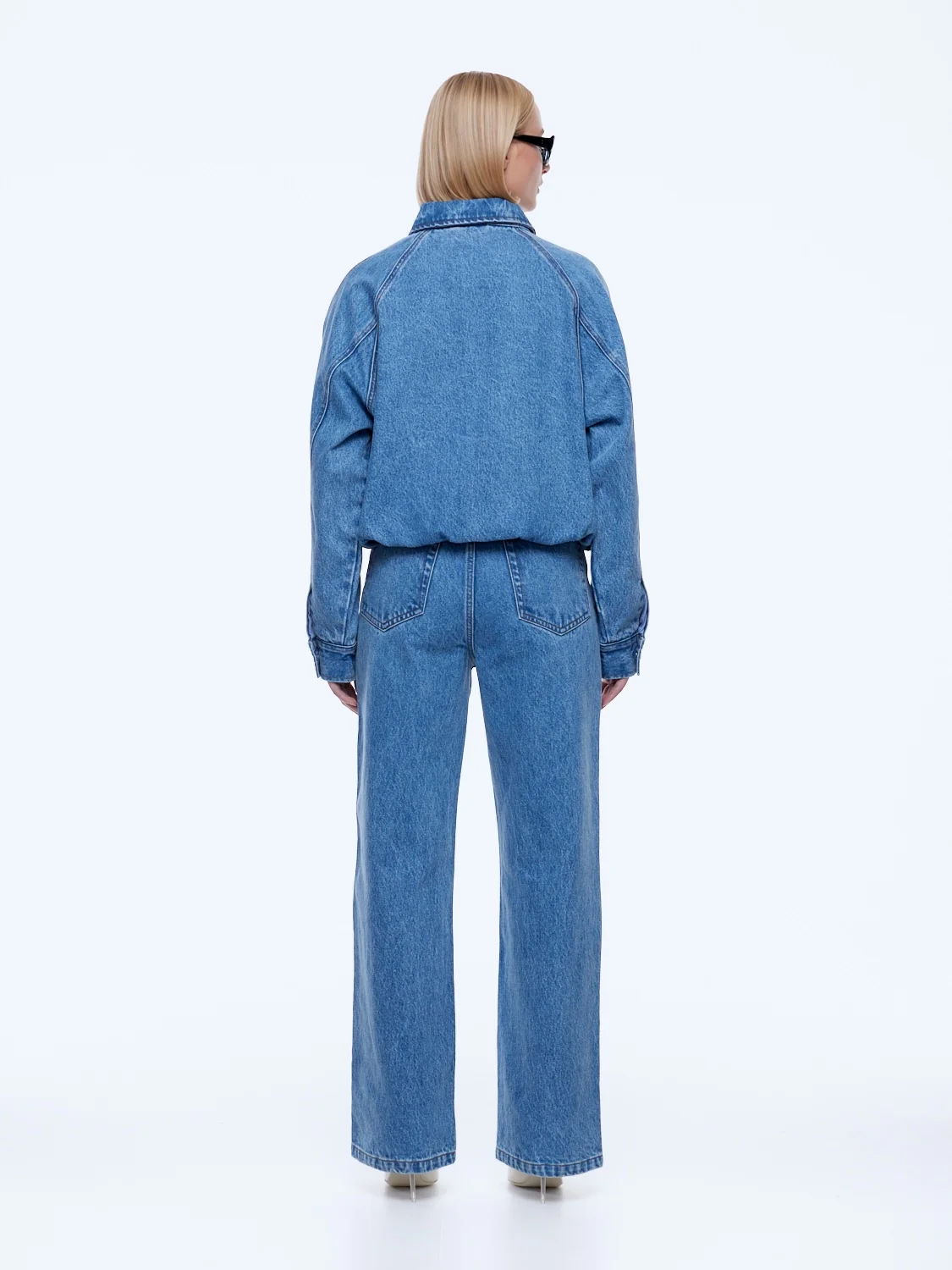ENA PELLY BILLY DENIM BOMBER - Image 2