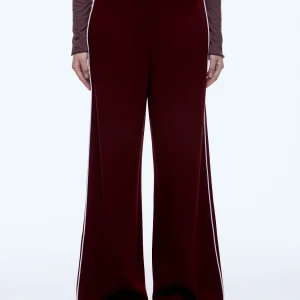 ENA PELLY ALESSIA RELAXED PANT  BURGUNDY