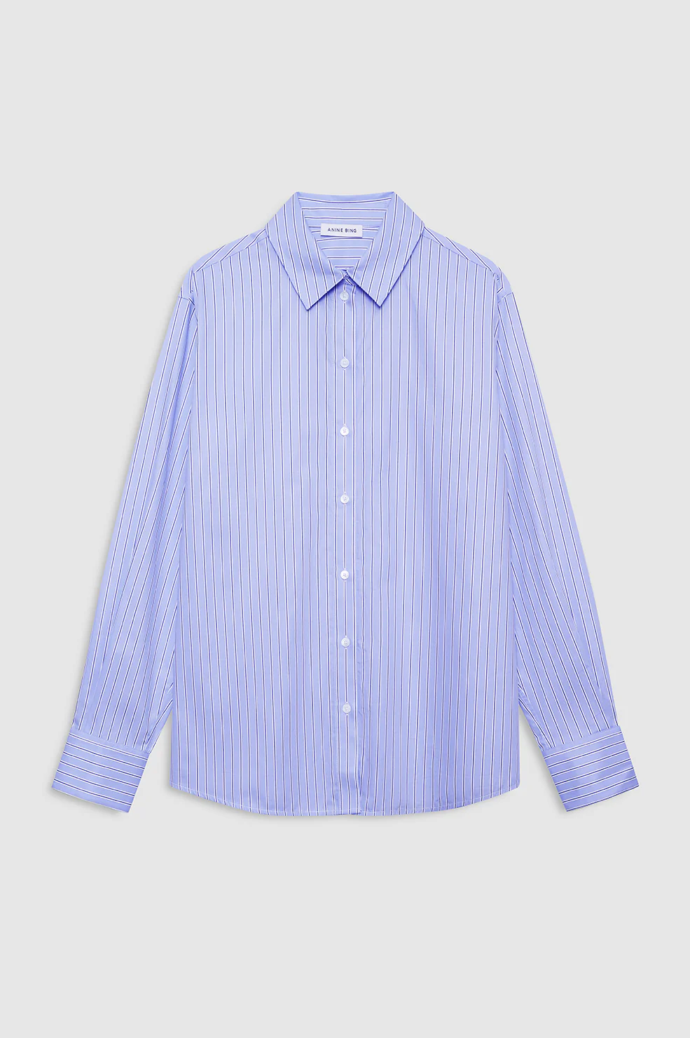 ANINE BING Essie Shirt blue stripe