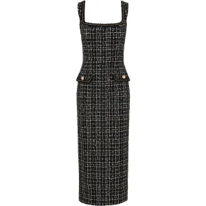 REBECCA VALLANCE Meringue Midi Dress