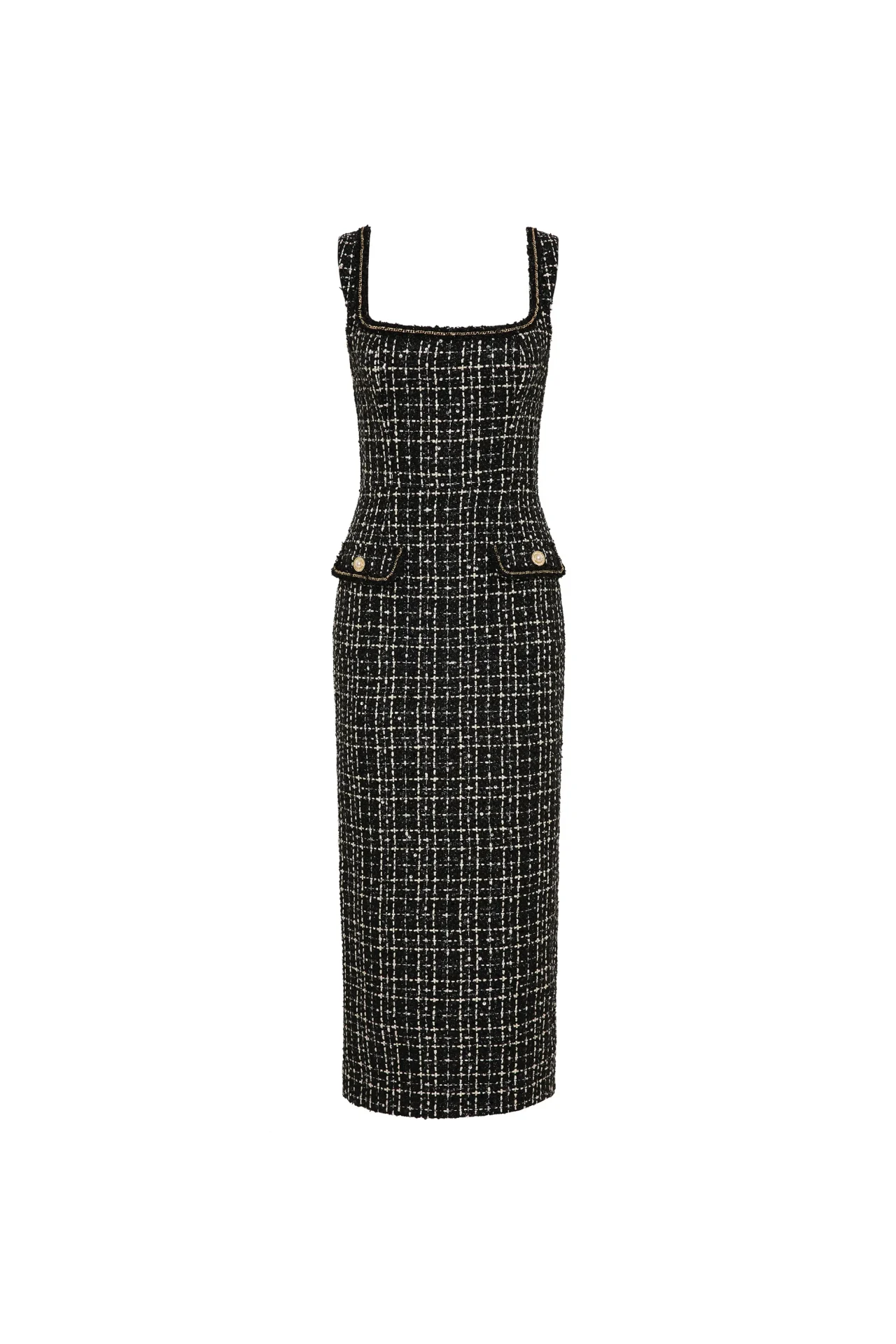 REBECCA VALLANCE Meringue Midi Dress