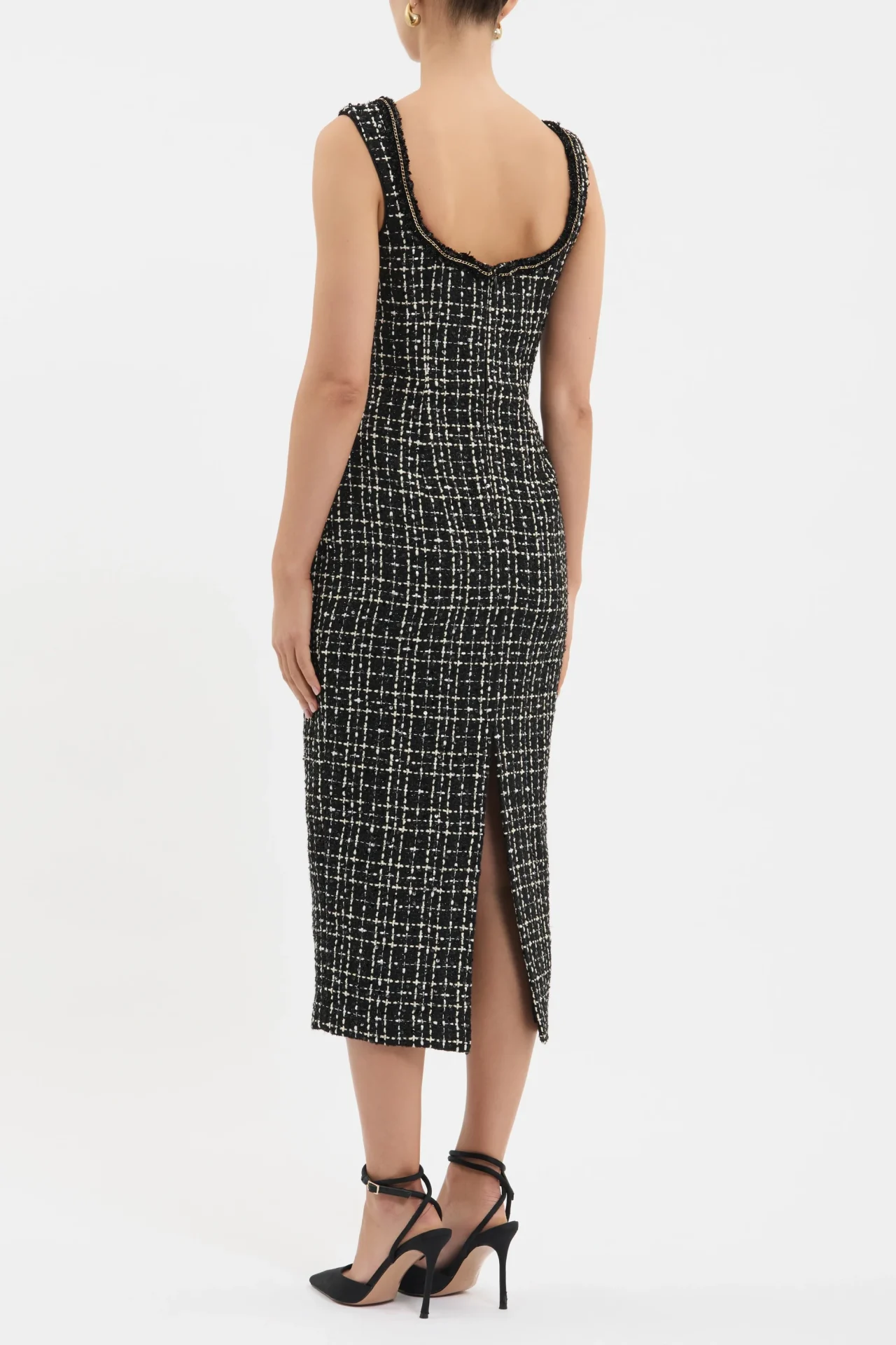 REBECCA VALLANCE Meringue Midi Dress - Image 3