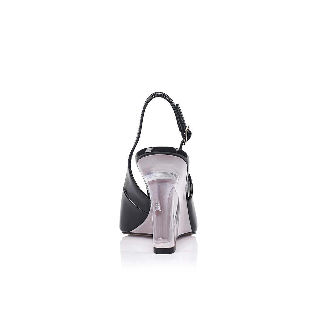 LANA WILKINSON Octavia Wedge Black Patent Leather - Image 2