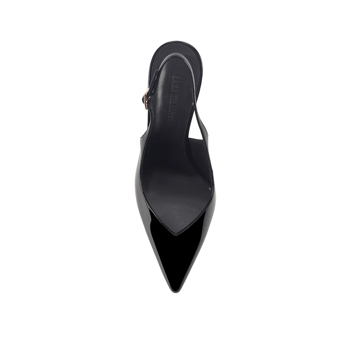 LANA WILKINSON Octavia Wedge Black Patent Leather - Image 3