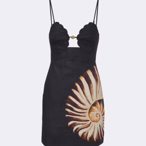 Farm Rio Ammonite linen minidress
