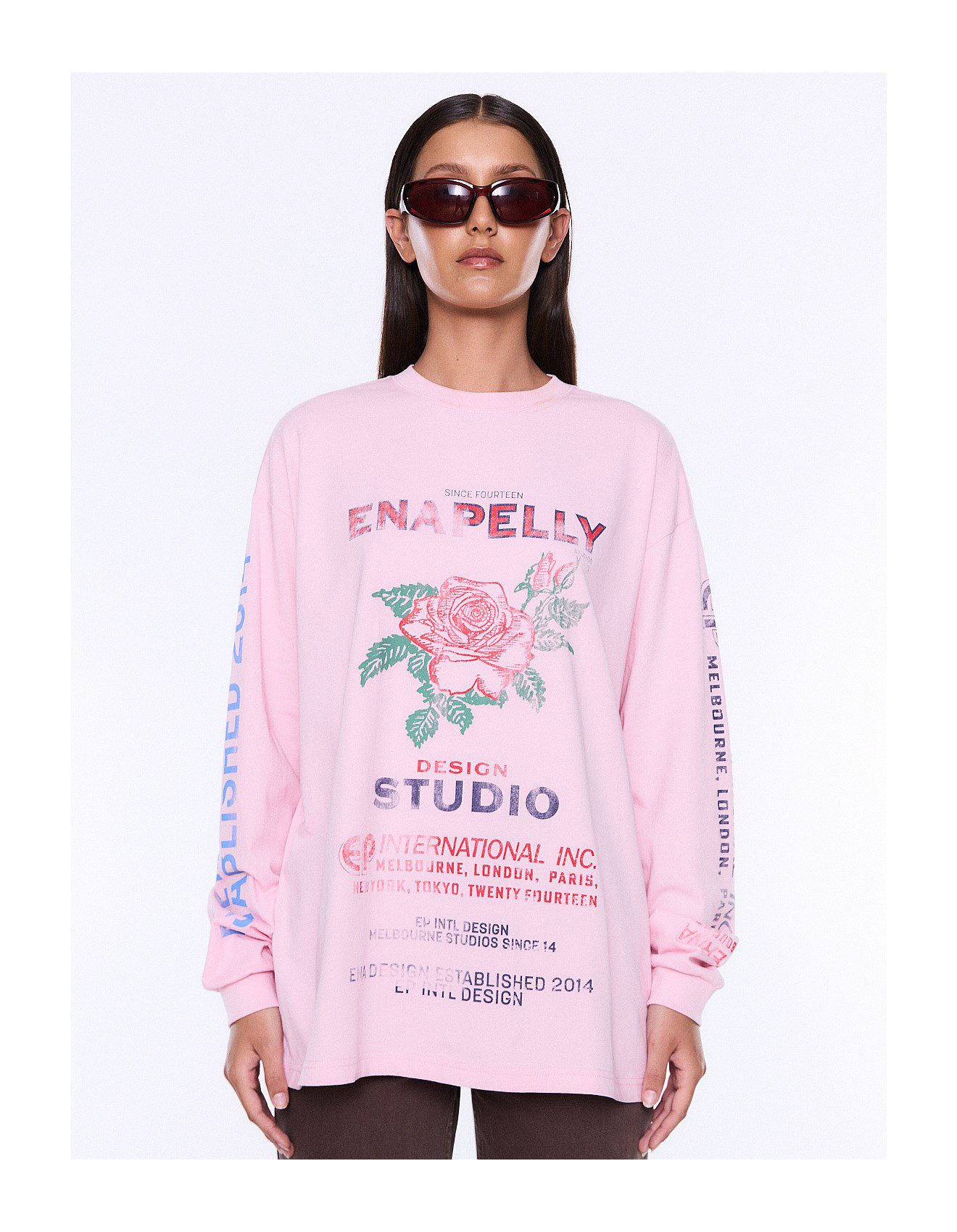 ENA PELLY HAILEY LONG SLEEVE CUFFED TEE