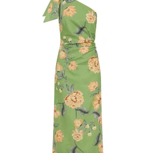 KIVARI Eve One Shoulder Midi Dress