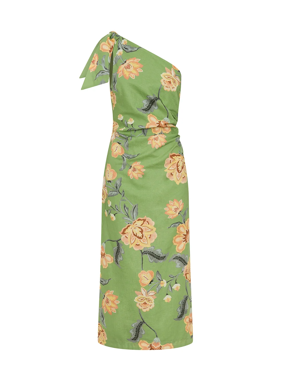 KIVARI Eve One Shoulder Midi Dress