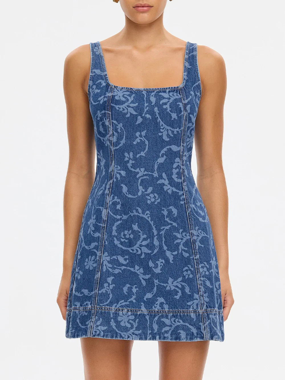 KIVARI Oriana Denim Mini Dress - Image 2