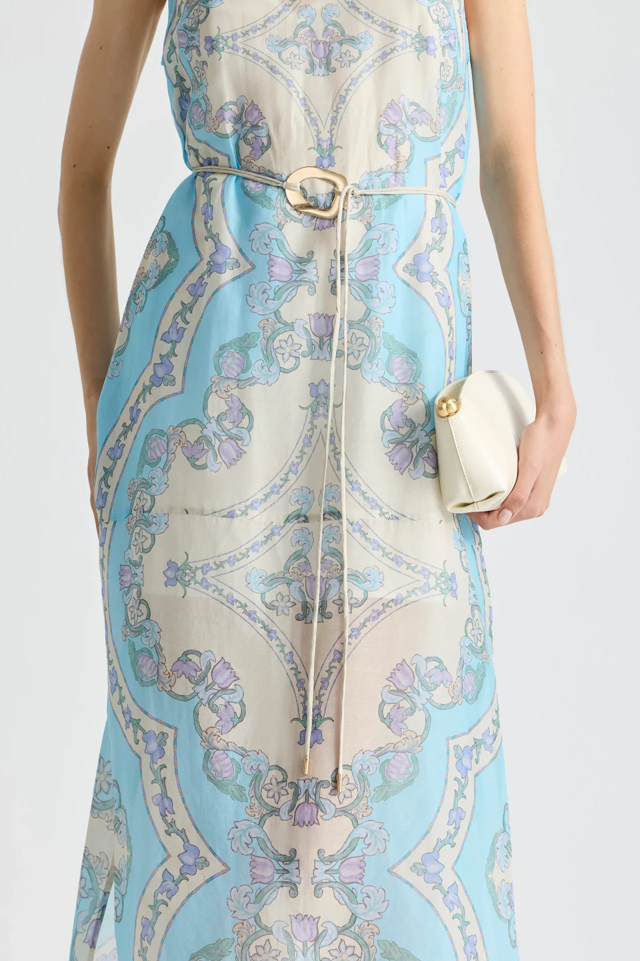 ANTIPODEAN VENTURA BELTED MAXI DRESS  SAPPHIRE - Image 2