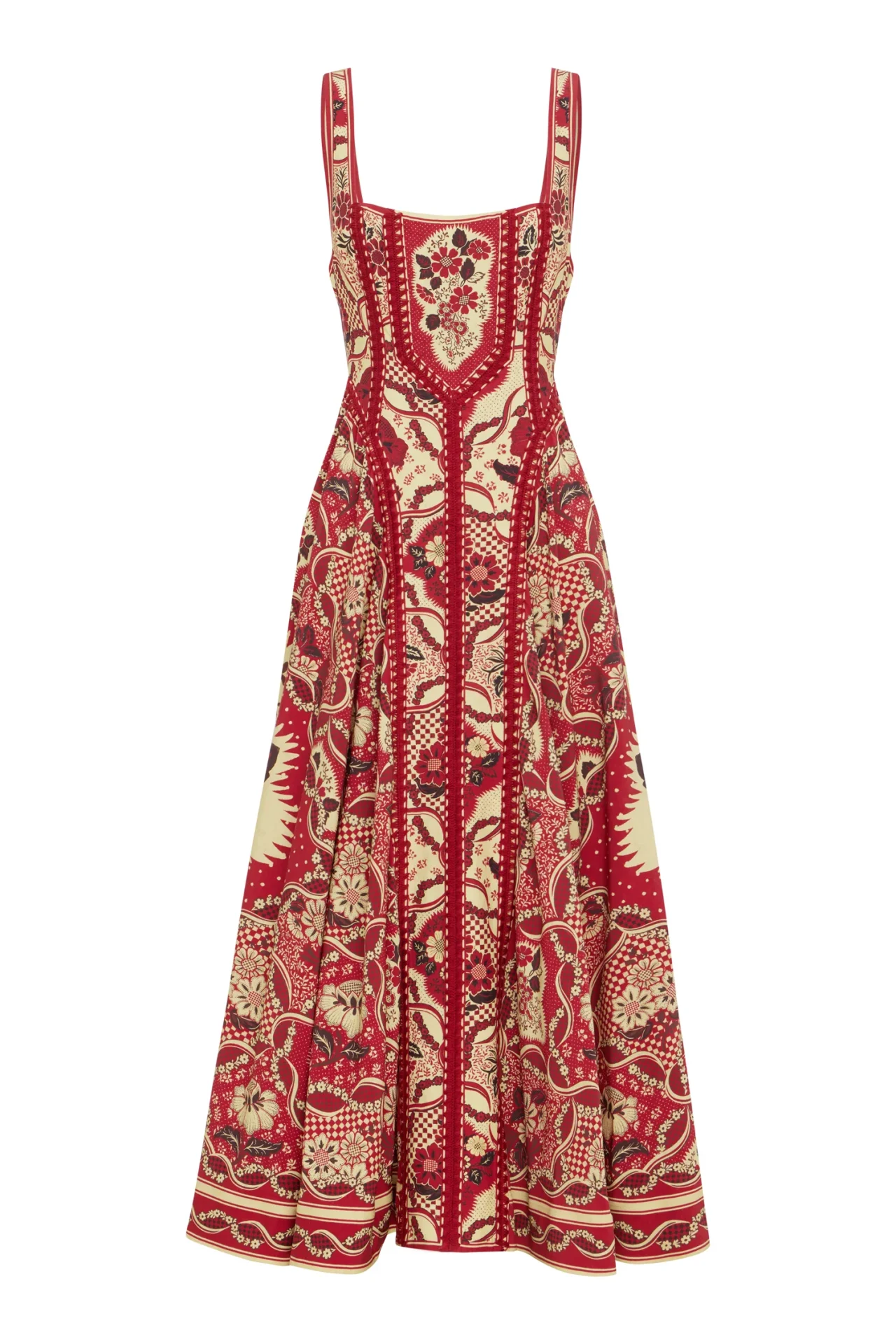 ALEMAIS kenny midi dress
