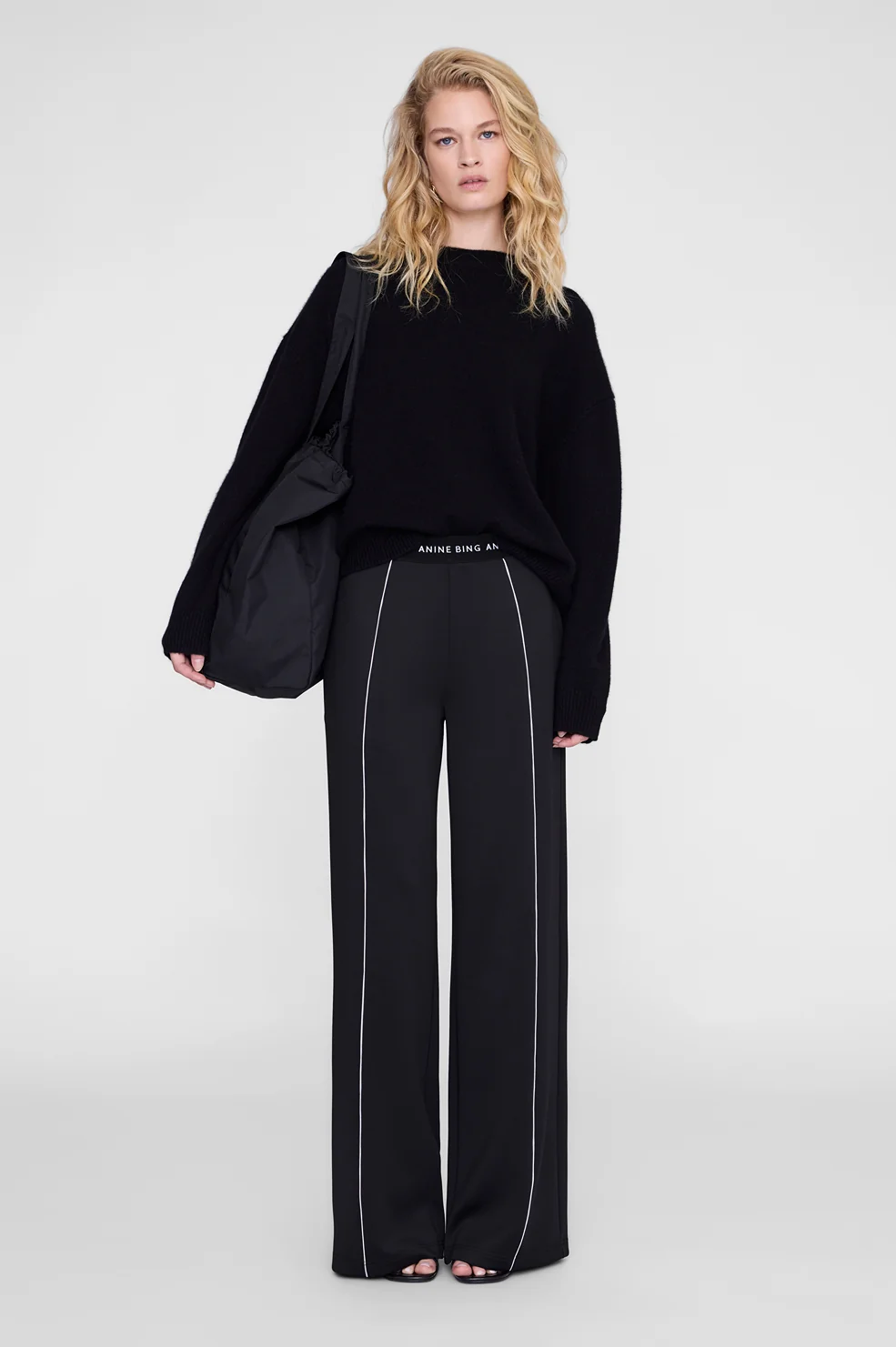 ANINE BING Sari Jogger BLACK - Image 3