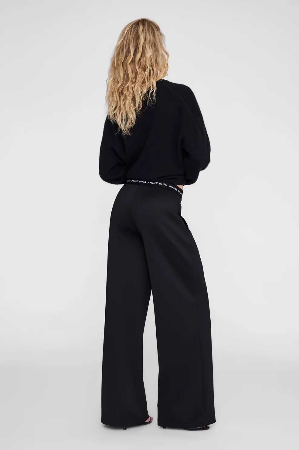 ANINE BING Sari Jogger BLACK - Image 2