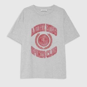 ANINE BING Cade Tee Collegiate grey
