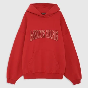 ANINE BING Harvey Sweatshirt TANGO RED