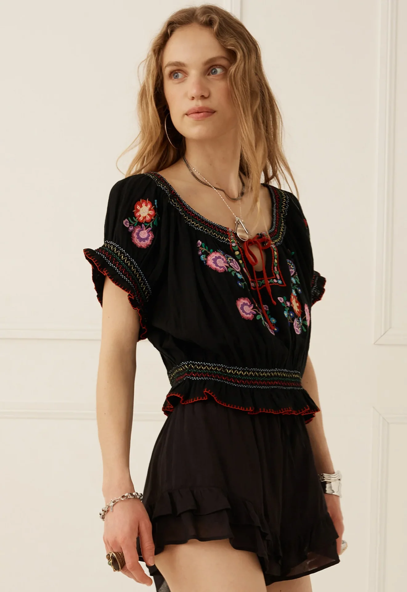 SPELL Feliz Crop Blouse - Image 2