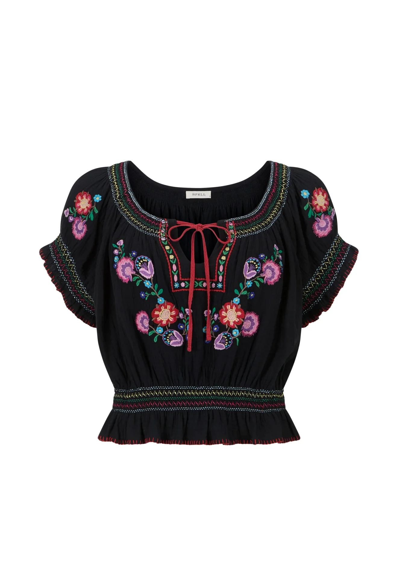 SPELL Feliz Crop Blouse
